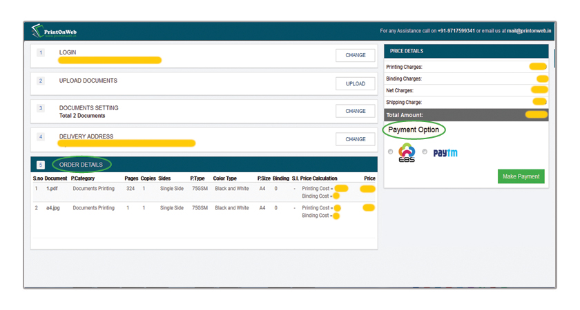 Payment Selection